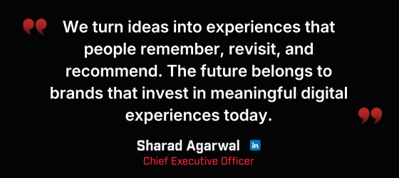 Sharad Agarwal - CEO's quote